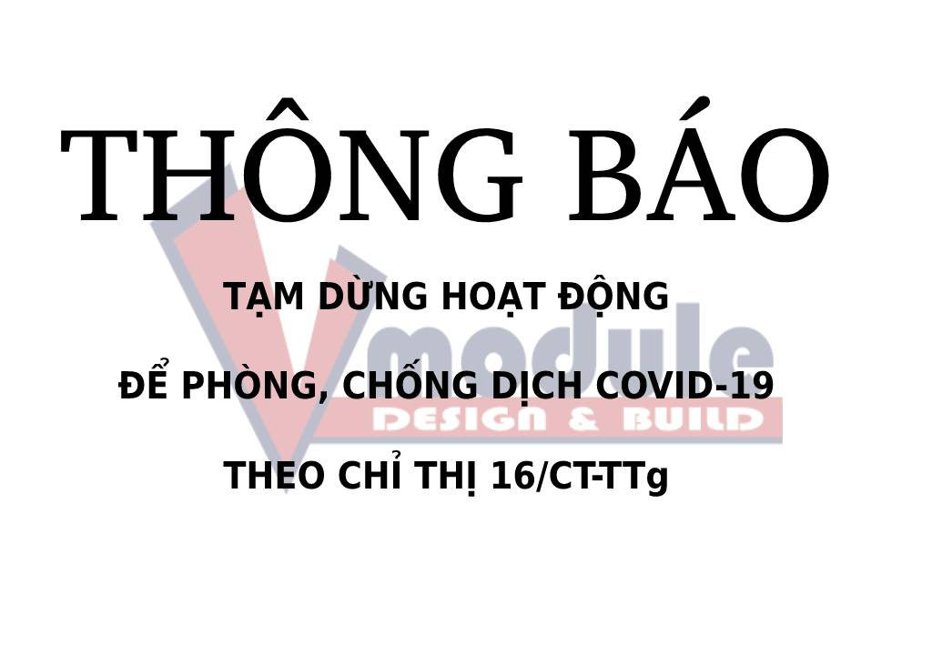 Tạm dừng hoạt động từ 0 giờ ngày 09/07/2021